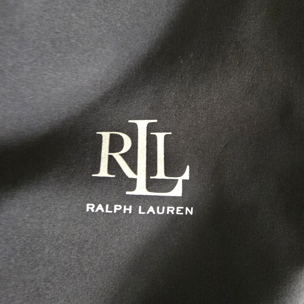 Lauren Ralph Lauren Stylish Hooded Soft Shell Anorak Raincoat Black Women Small - Picture 10 of 14